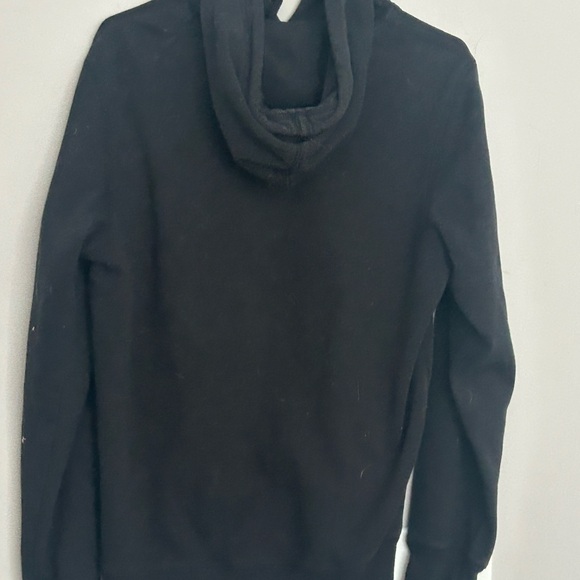 Hooded sweatshirt women’s pullover black - Picture 2 of 7